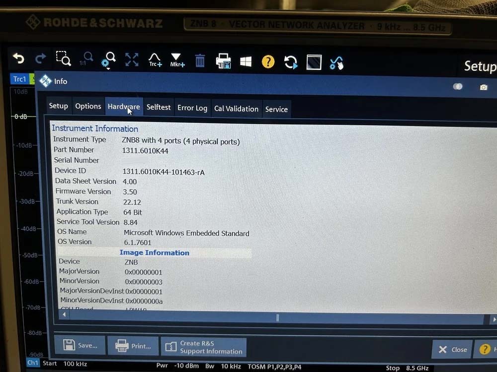 图为 已使用的 ROHDE & SCHWARZ ZNB8 待售