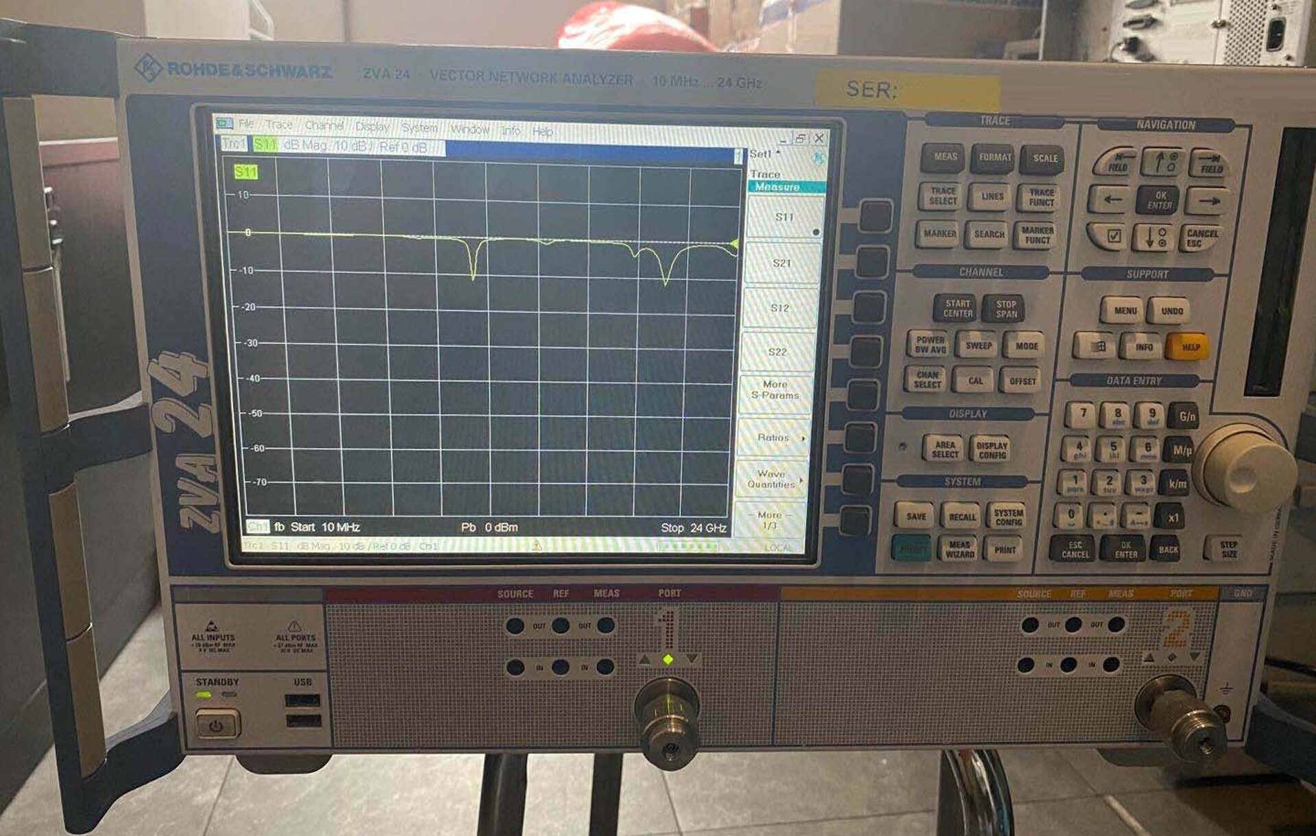 Photo Used ROHDE & SCHWARZ ZVA24 For Sale