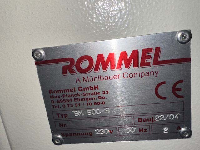 图为 已使用的 ROMMEL BM 500 S 待售