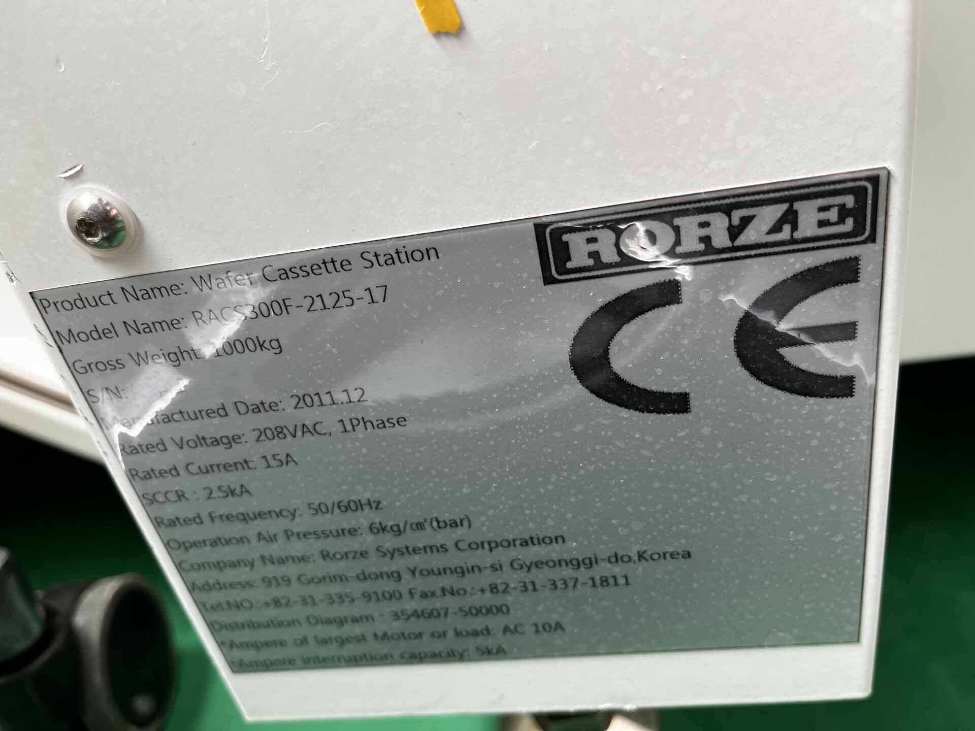 사진 사용됨 RORZE RACS300F-2125-17 판매용