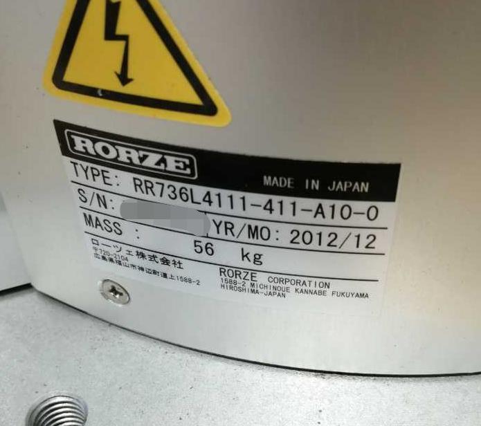 圖為 已使用的 RORZE RR736L4111-411-A10-0 待售