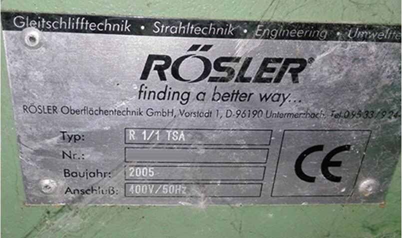 Photo Used ROSLER R10/530 TE-30 For Sale