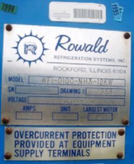 圖為 已使用的 ROWALD WFI-0100-NH3-12KW 待售
