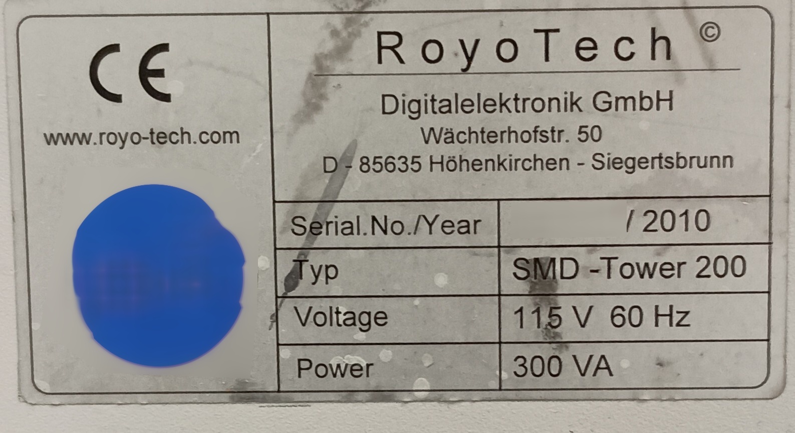 Foto Verwendet ROYOTECH SMD-Tower 200 Zum Verkauf
