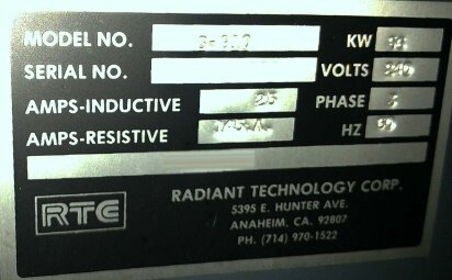 RTC / RADIANT TECHNOLOGY S-910 #9041585