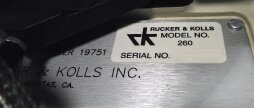 フォト（写真） 使用される RUCKER & KOLLS / R&K 260 販売のために