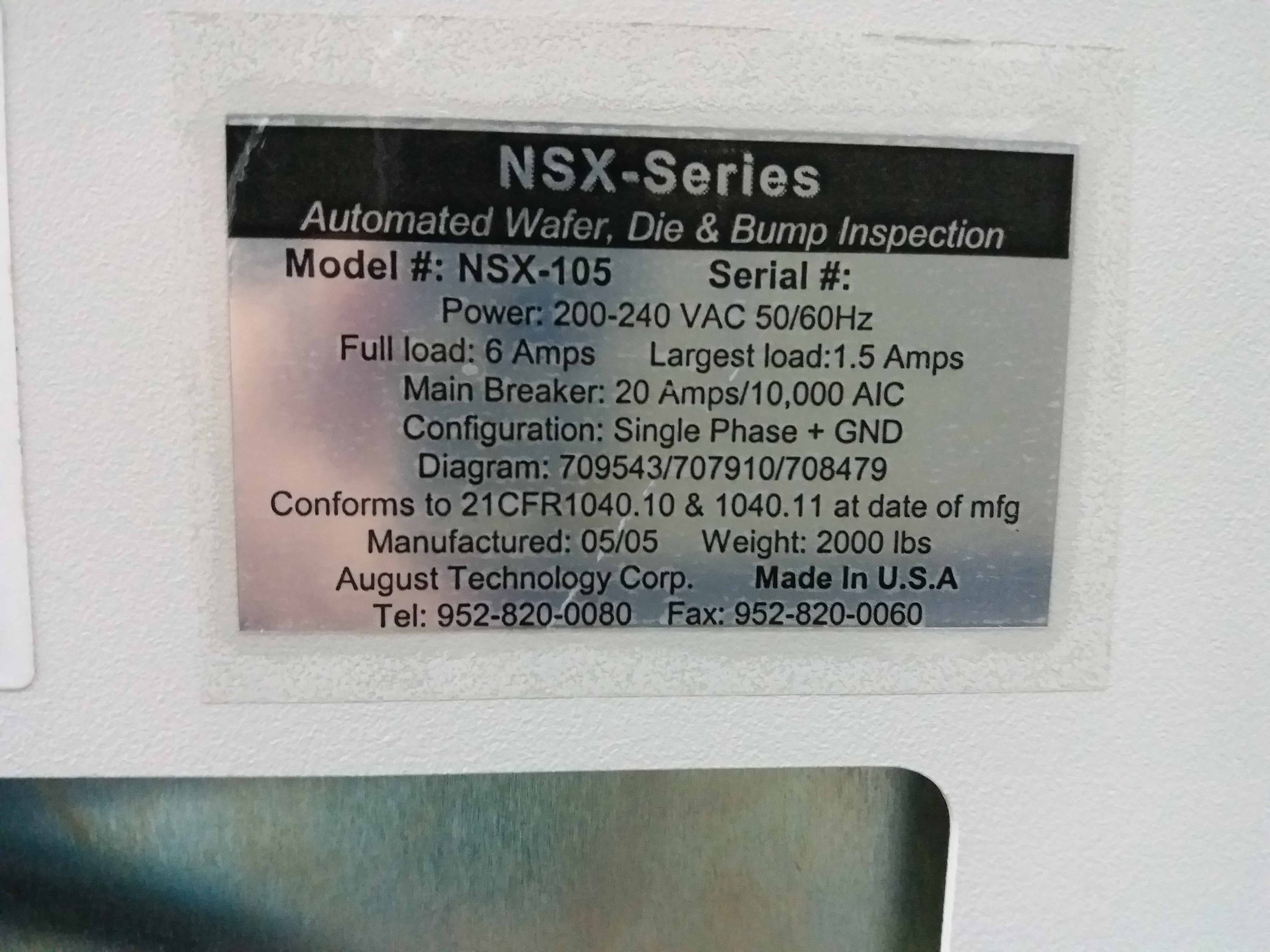 フォト（写真） 使用される RUDOLPH / AUGUST NSX 105 販売のために