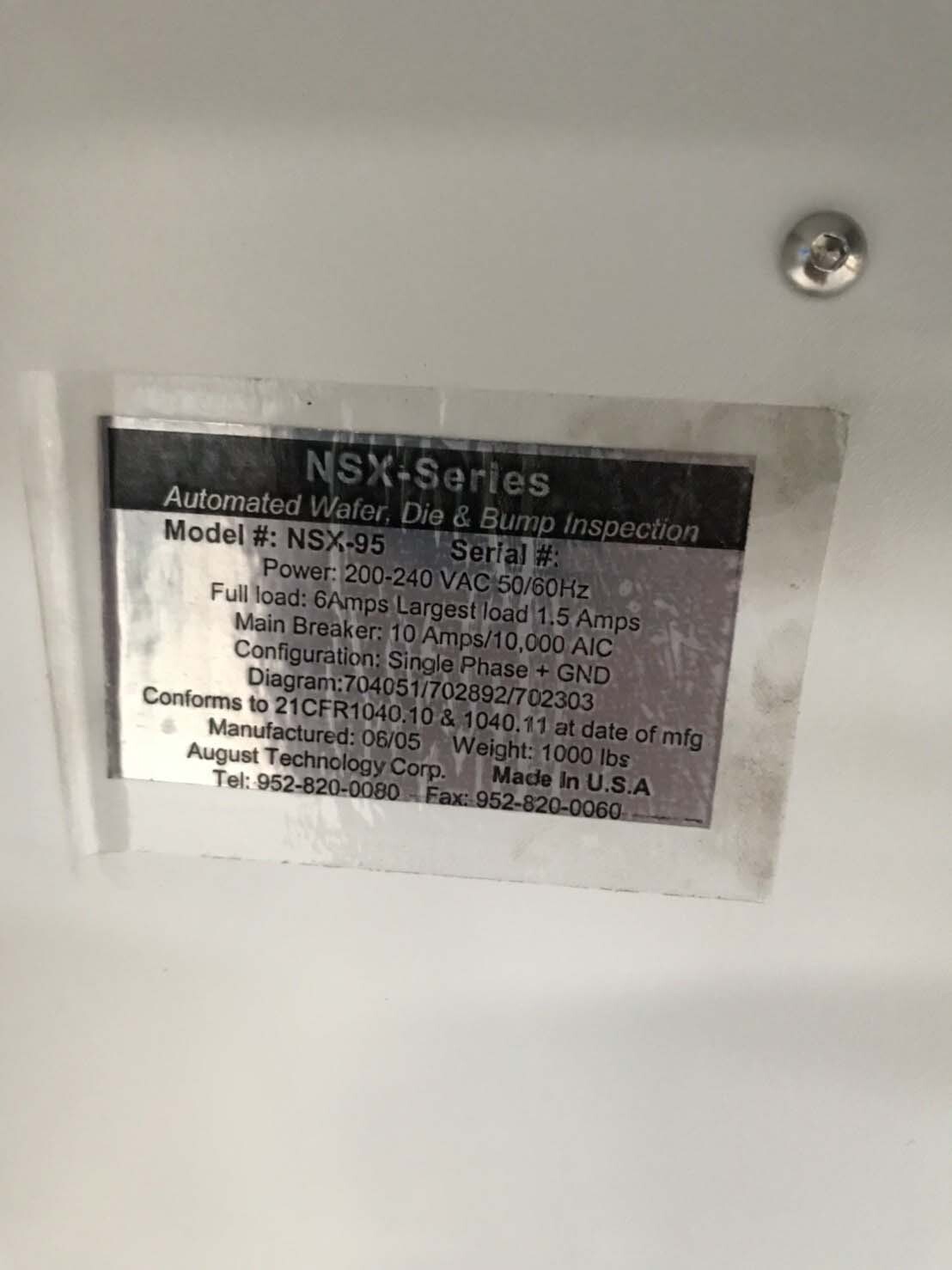 圖為 已使用的 RUDOLPH / AUGUST NSX 95 待售