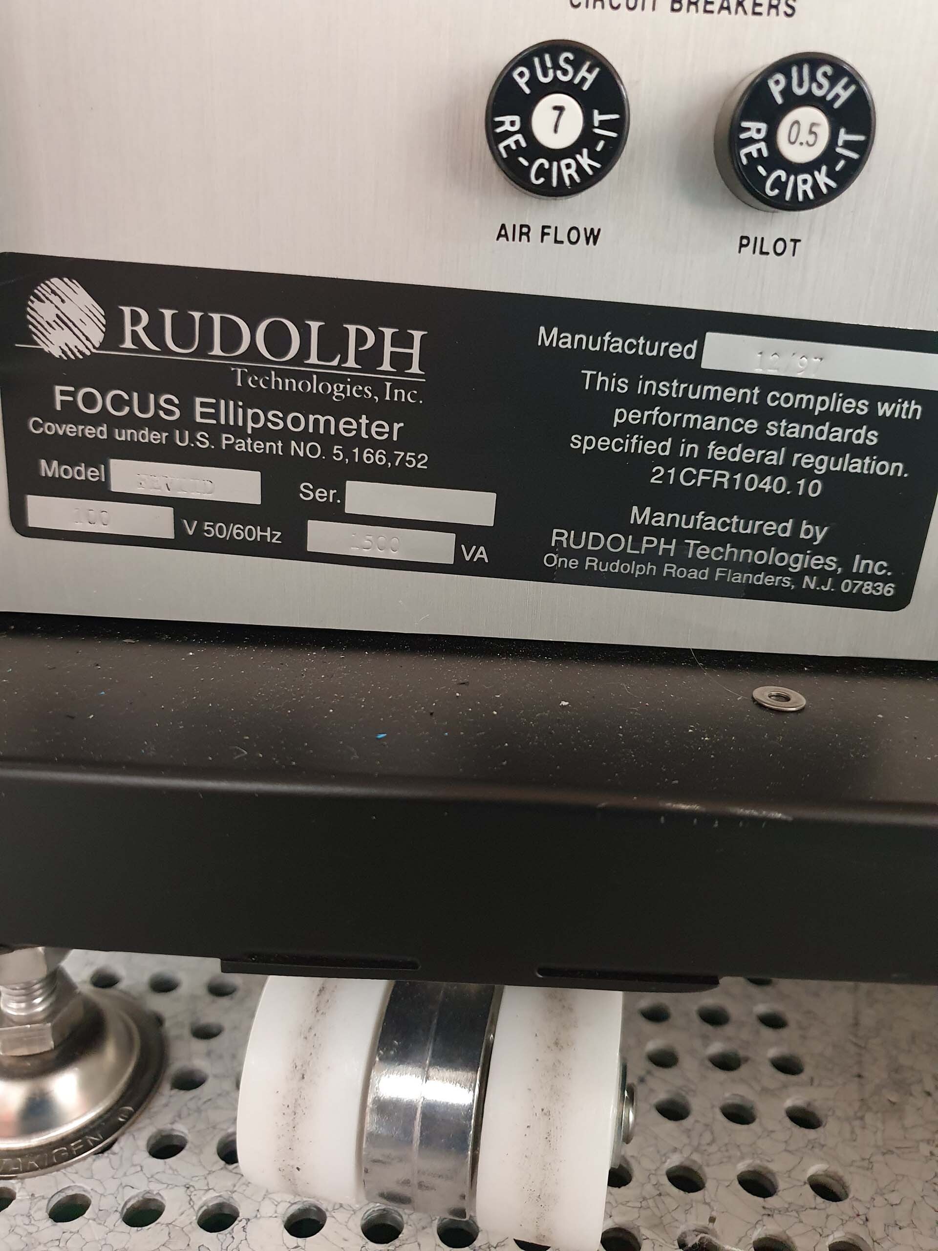 Photo Utilisé RUDOLPH FE VII SD À vendre