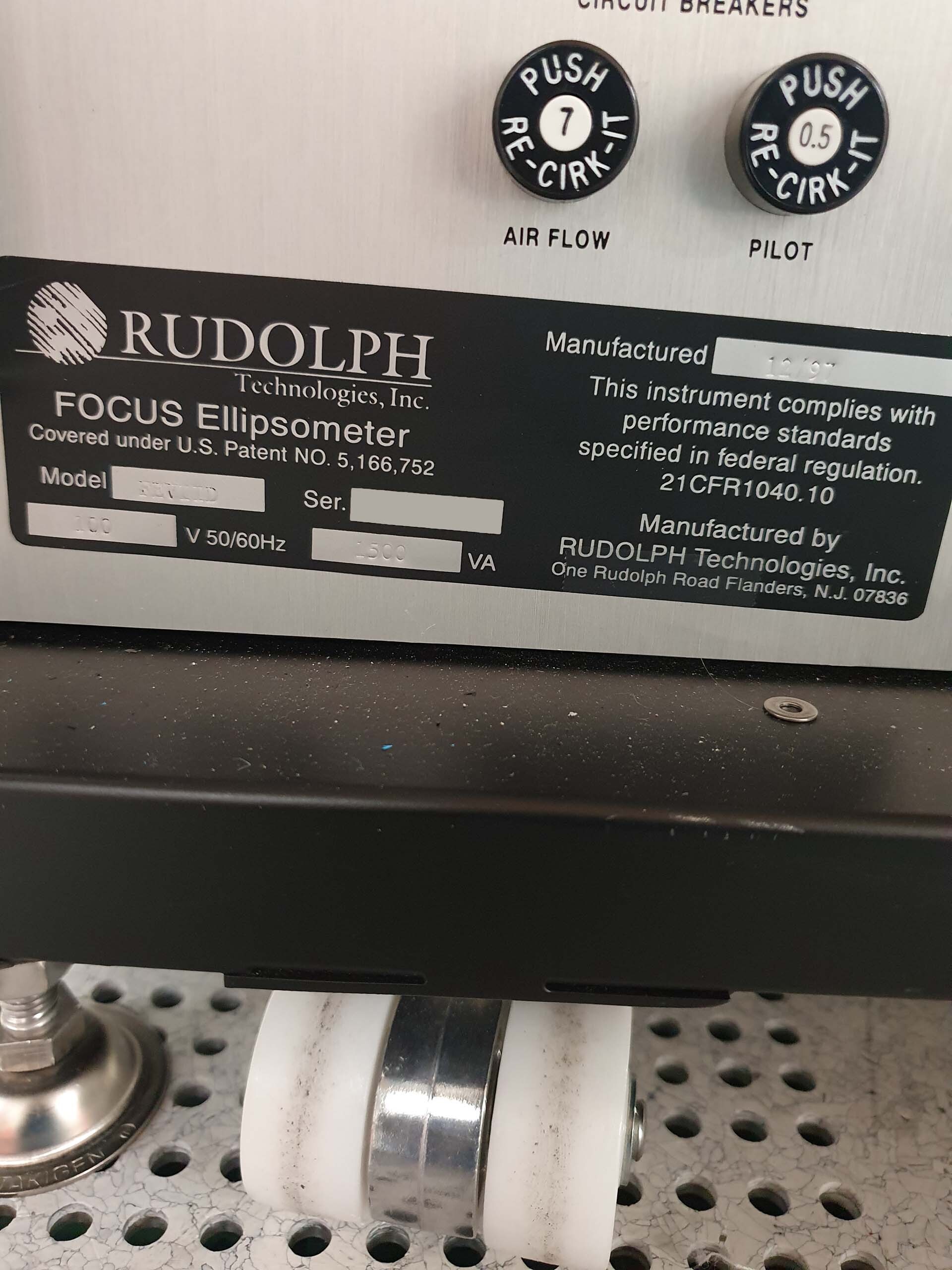 Photo Utilisé RUDOLPH FE VII SD À vendre