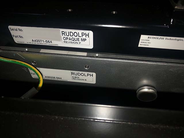 圖為 已使用的 RUDOLPH MP3-300A 待售