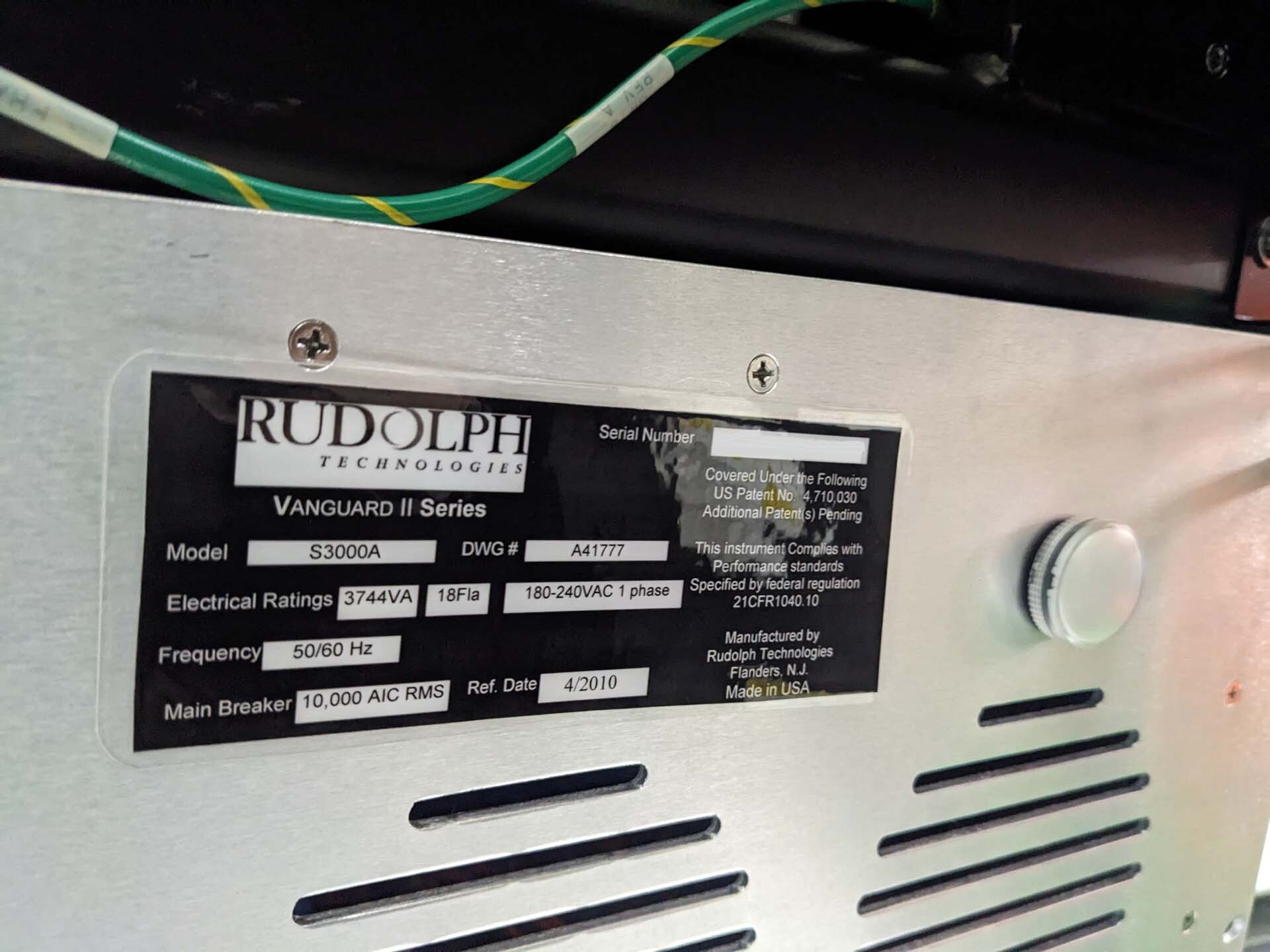 圖為 已使用的 RUDOLPH S3000A 待售