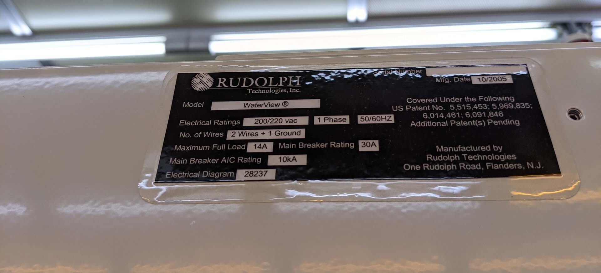 Photo Used RUDOLPH Waferview 320 For Sale