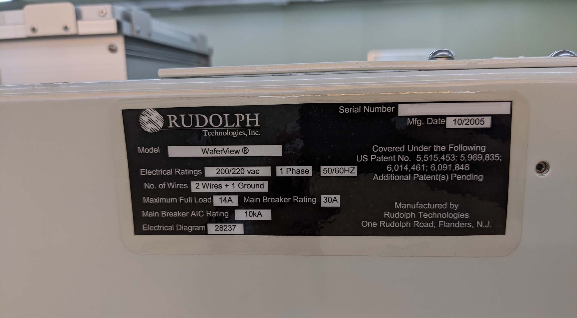 Photo Used RUDOLPH Waferview 320 For Sale