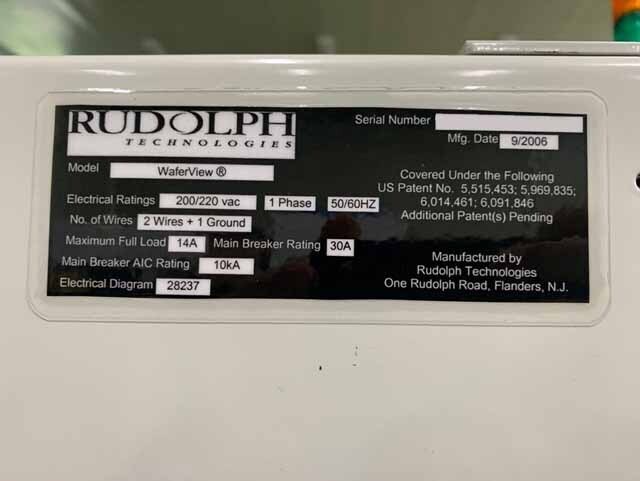 Photo Used RUDOLPH Waferview 320 For Sale