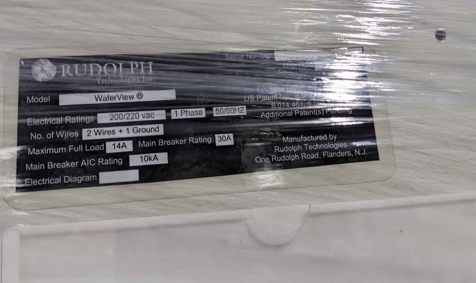 사진 사용됨 RUDOLPH WV 320 판매용