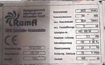 사진 사용됨 RUMA MZ 90 B200 판매용