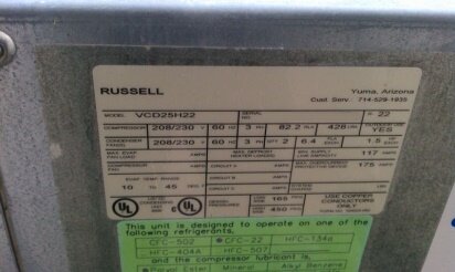 RUSSELL VCD25H22 #174671