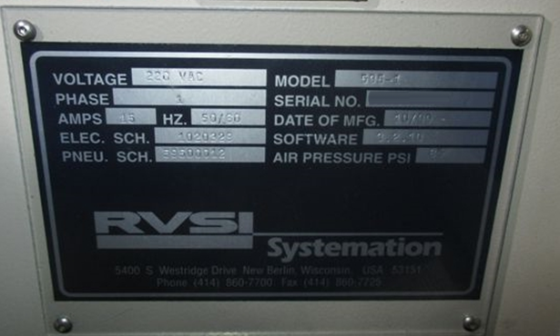 图为 已使用的 RVSI / VANGUARD ST595-1 待售