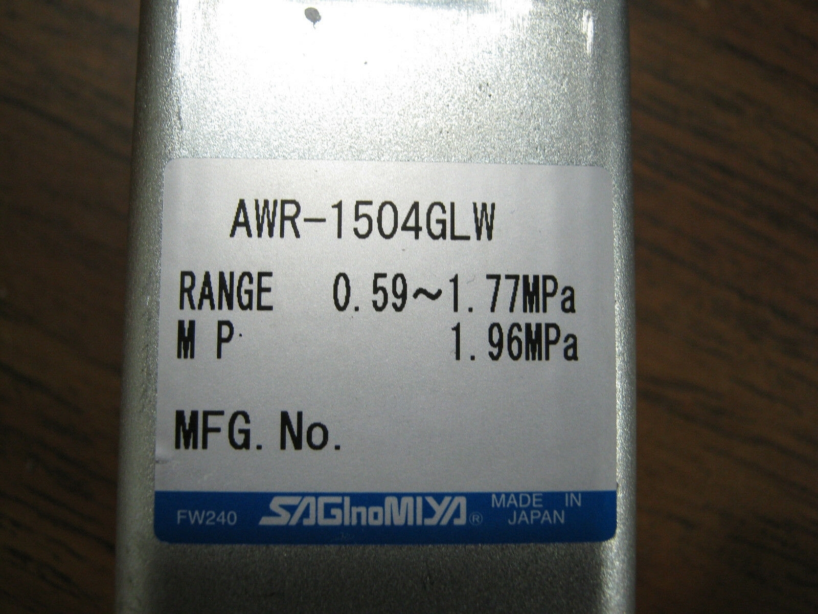 フォト（写真） 使用される SAGINOMIYA AWR-1504GLW 販売のために