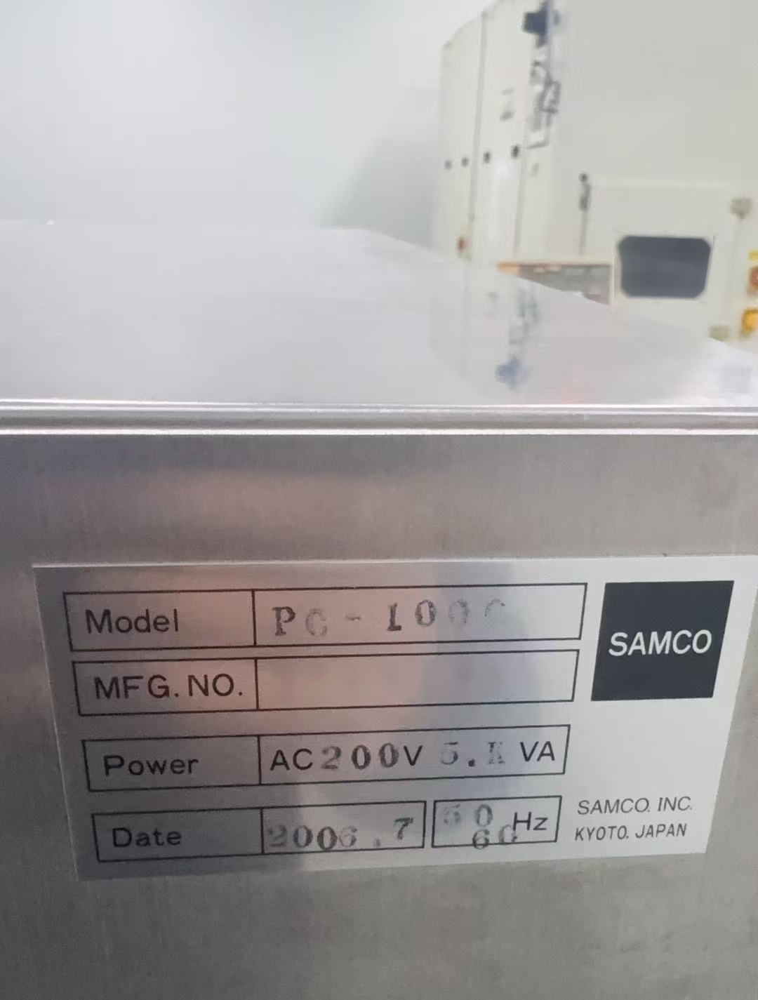 圖為 已使用的 SAMCO PC-1000 待售