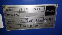 Photo Used SAMCO RIE-10NL For Sale