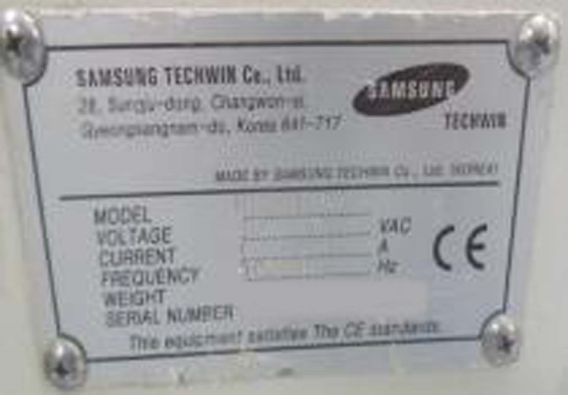 Photo Used SAMSUNG TECHWIN RF30102 For Sale