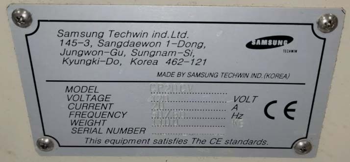 フォト（写真） 使用される SAMSUNG CP-20CV 販売のために