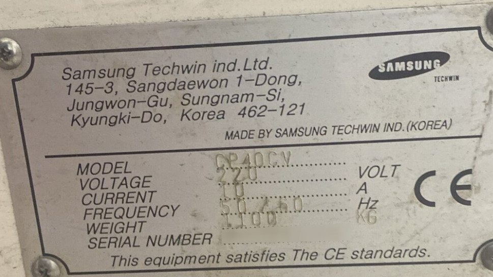 Foto Verwendet SAMSUNG CP-40CV Zum Verkauf