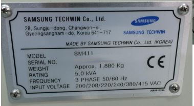 Foto Verwendet SAMSUNG SM-411 Zum Verkauf