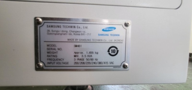 Photo Used SAMSUNG SM-481 For Sale