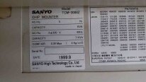 Photo Used SANYO / UNIVERSAL TCM 3000Z For Sale