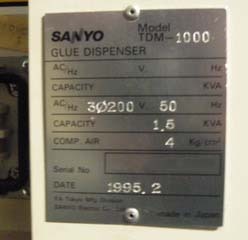 Photo Used SANYO TDM 1000 For Sale