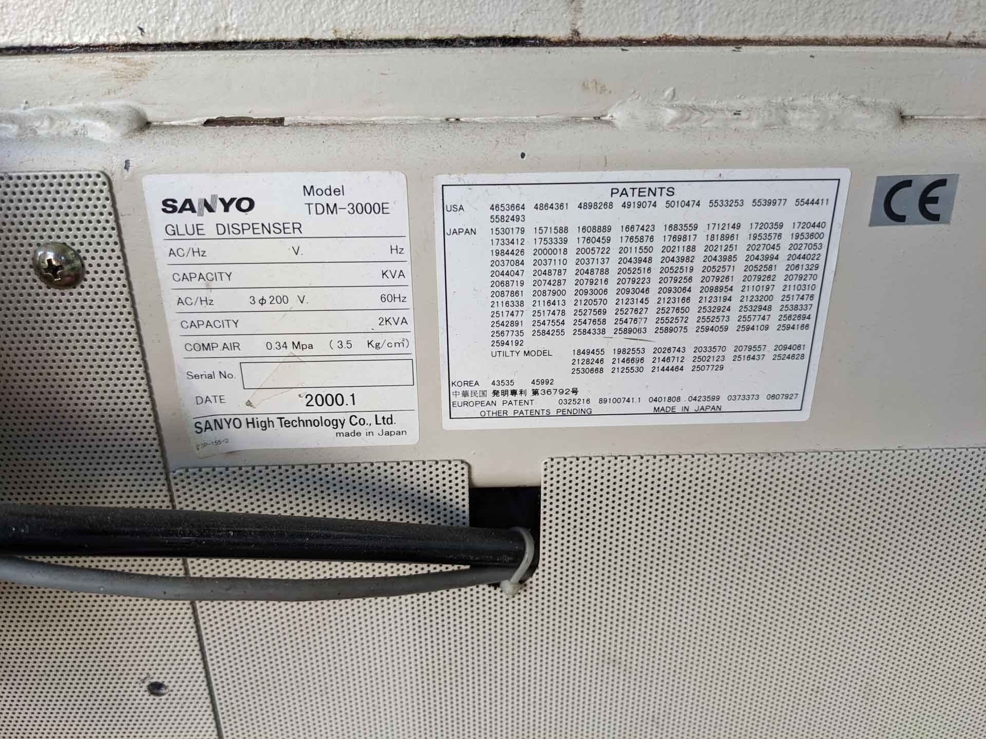 Photo Used SANYO TDM 3000E For Sale