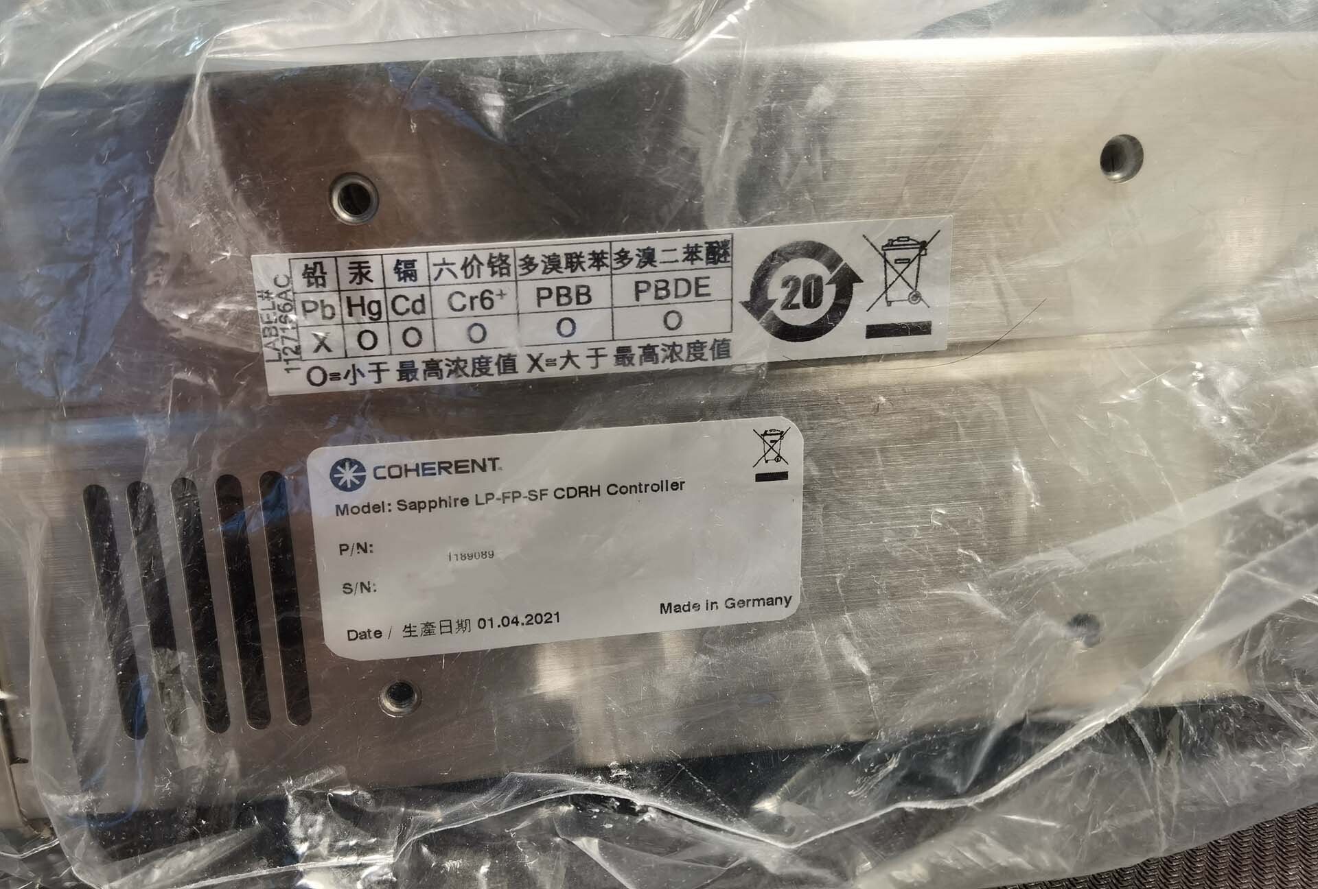 Foto Verwendet COHERENT Sapphire 488-200 CWCDRH Zum Verkauf