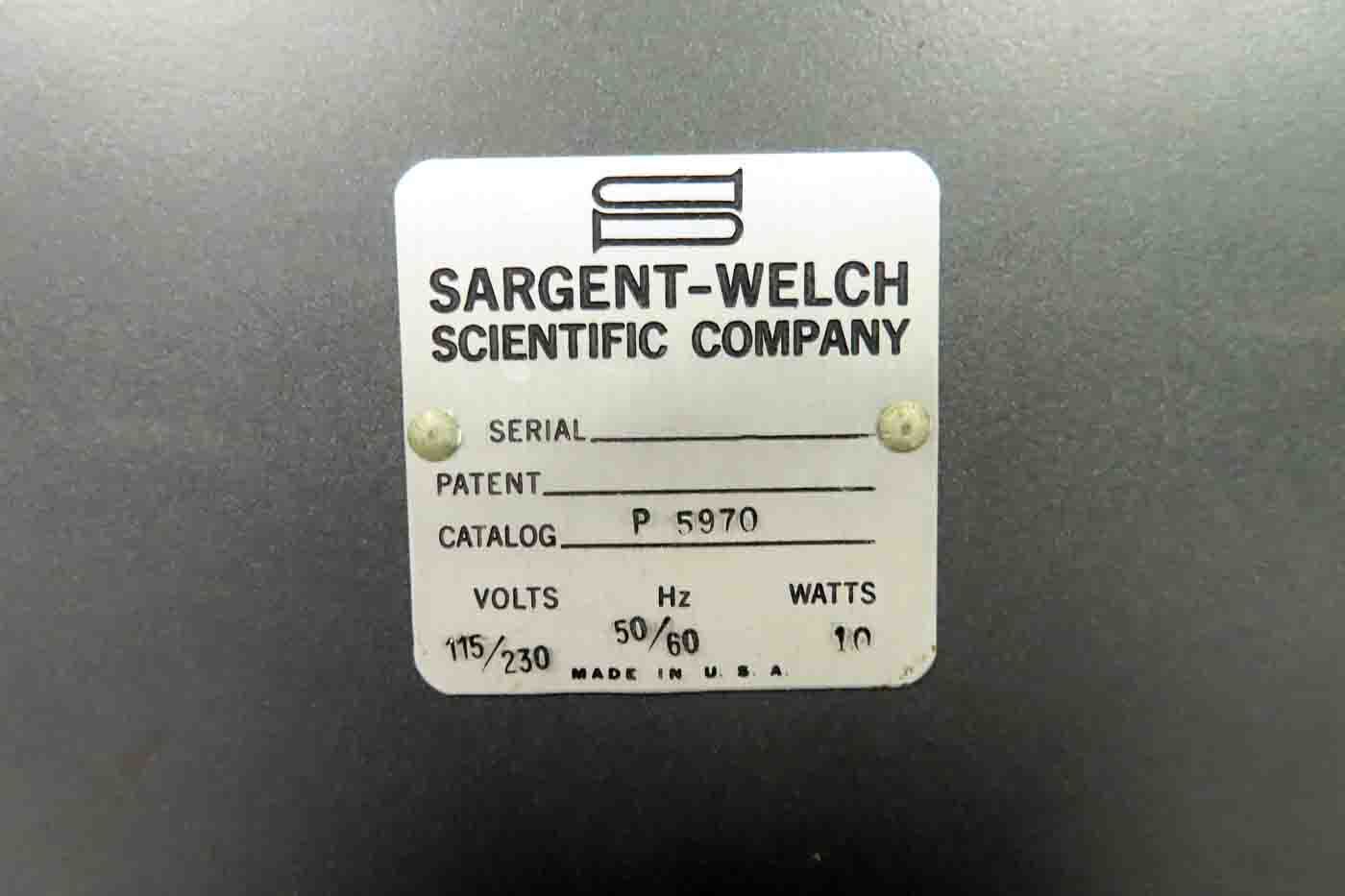 图为 已使用的 SARGENT S-30007-10 待售