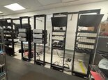 Photo Used SATA Solid state drive test racks For Sale