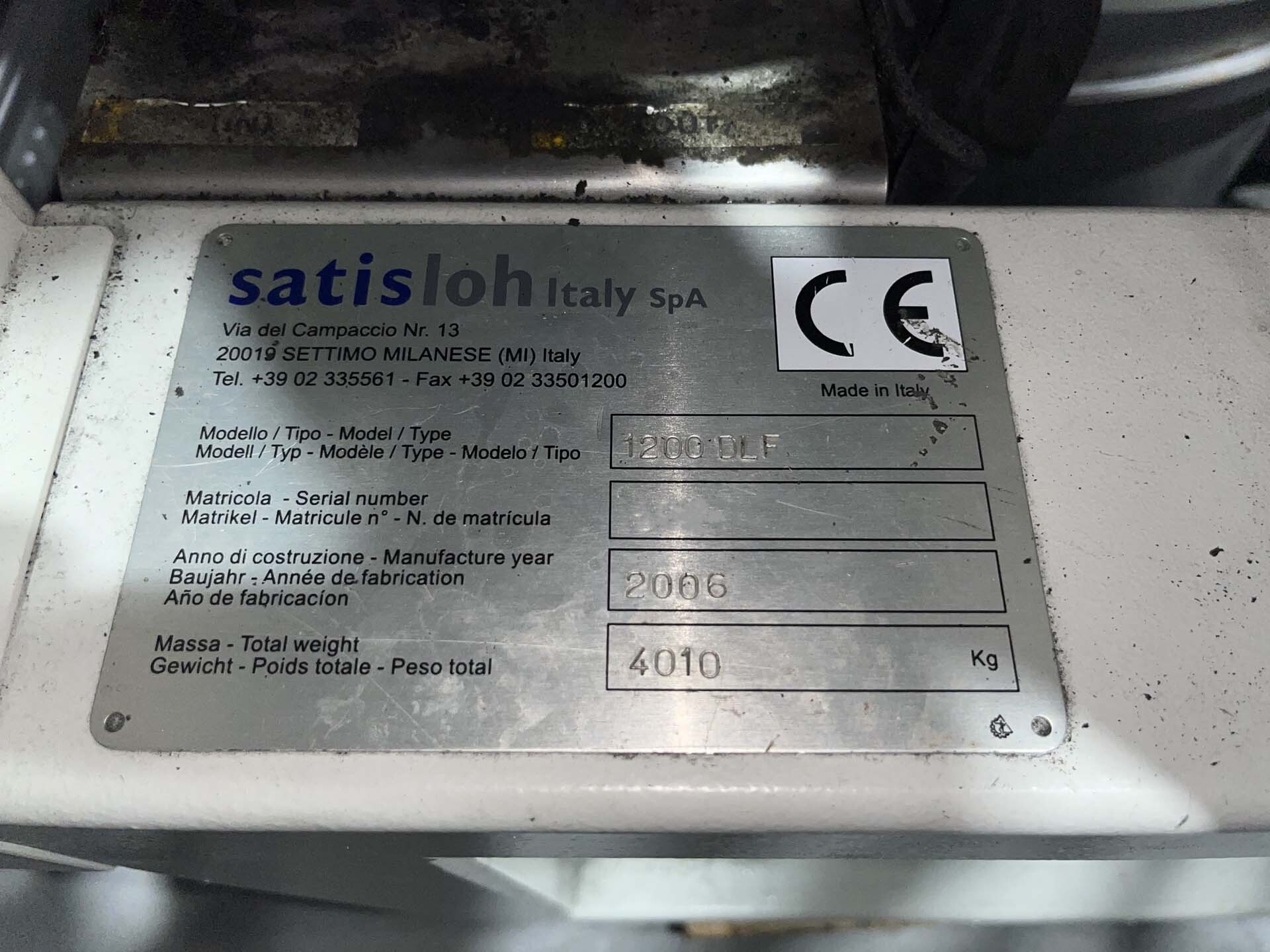 Foto Verwendet SATISLOH 1200 DLF Zum Verkauf