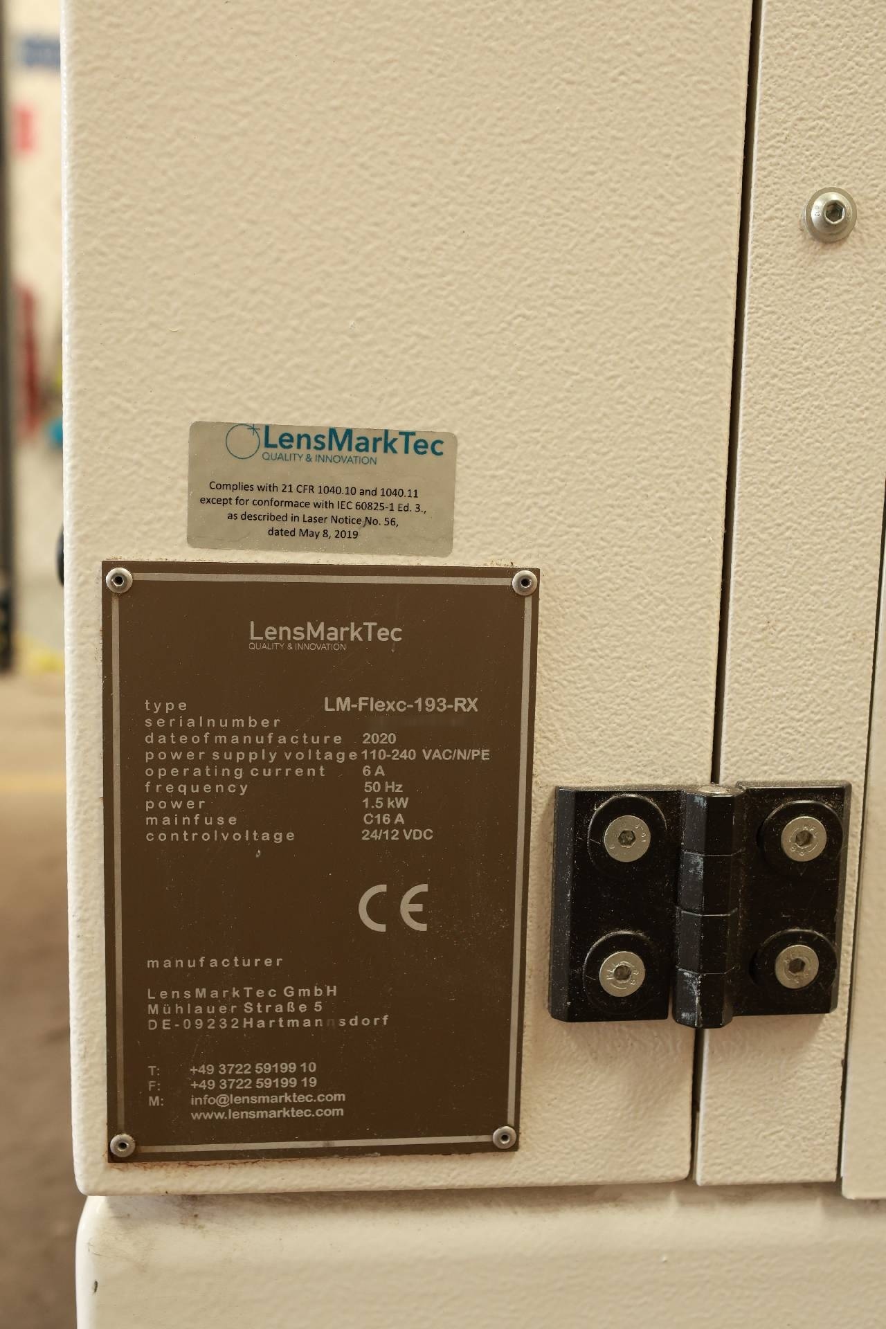 Foto Verwendet SATISLOH Lens Engraver EC Zum Verkauf