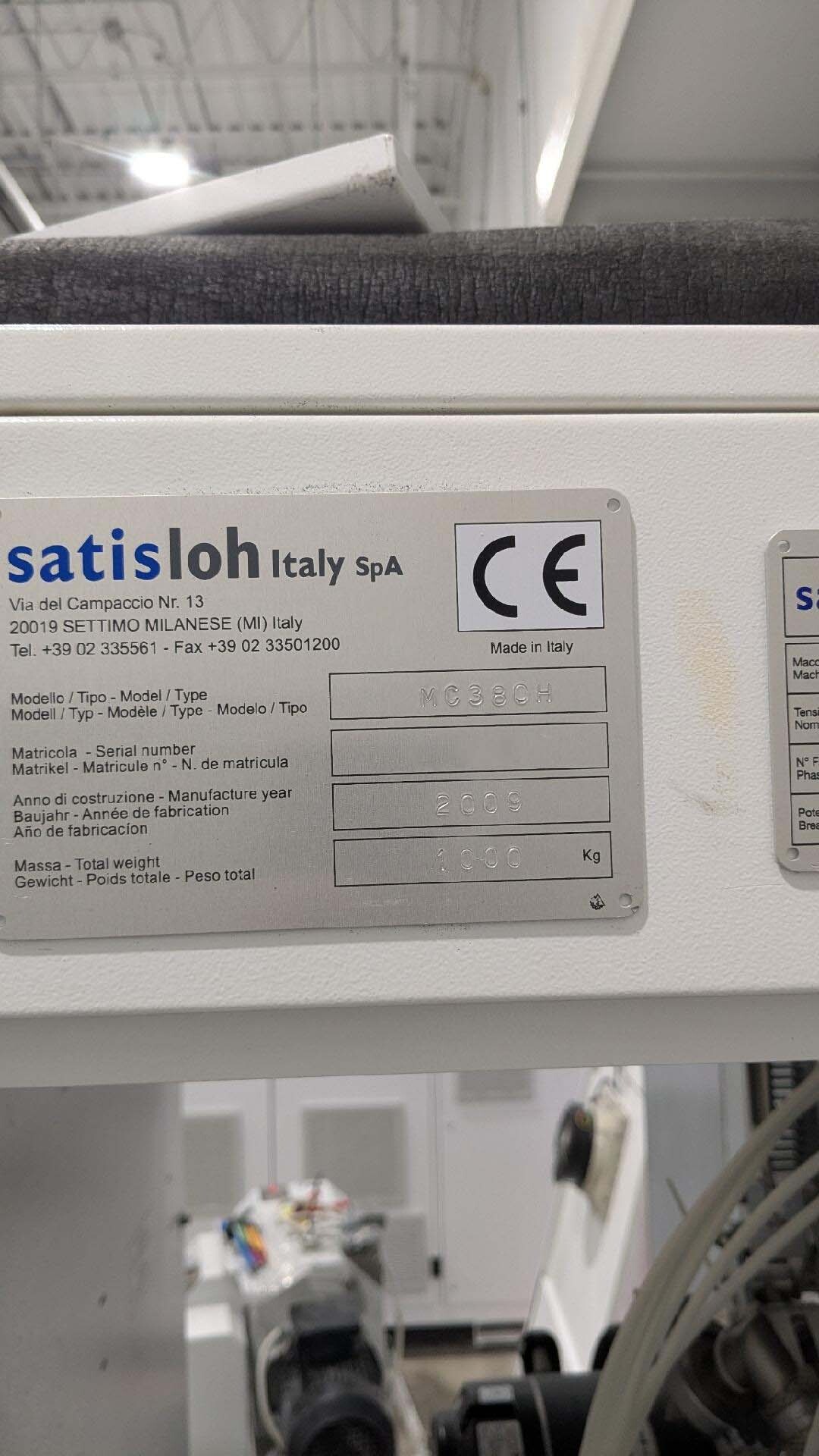 圖為 已使用的 SATISLOH MC-380H 待售