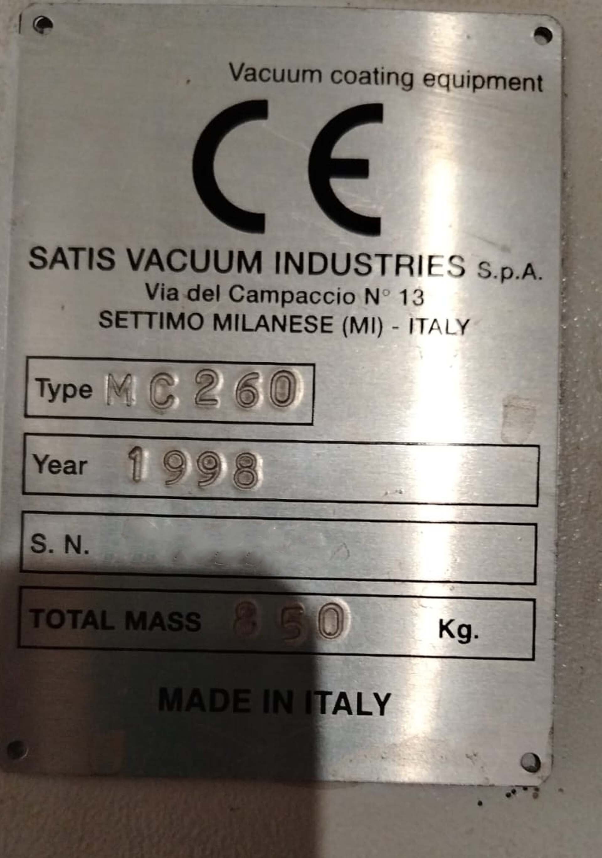 圖為 已使用的 SATISLOH MC LAB 260 待售