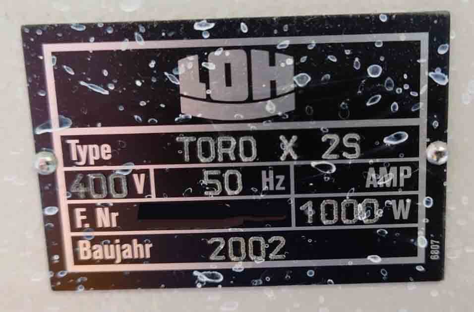 Photo Used SATISLOH Toro-X-2S For Sale