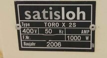 Photo Used SATISLOH Toro-X-2SL For Sale