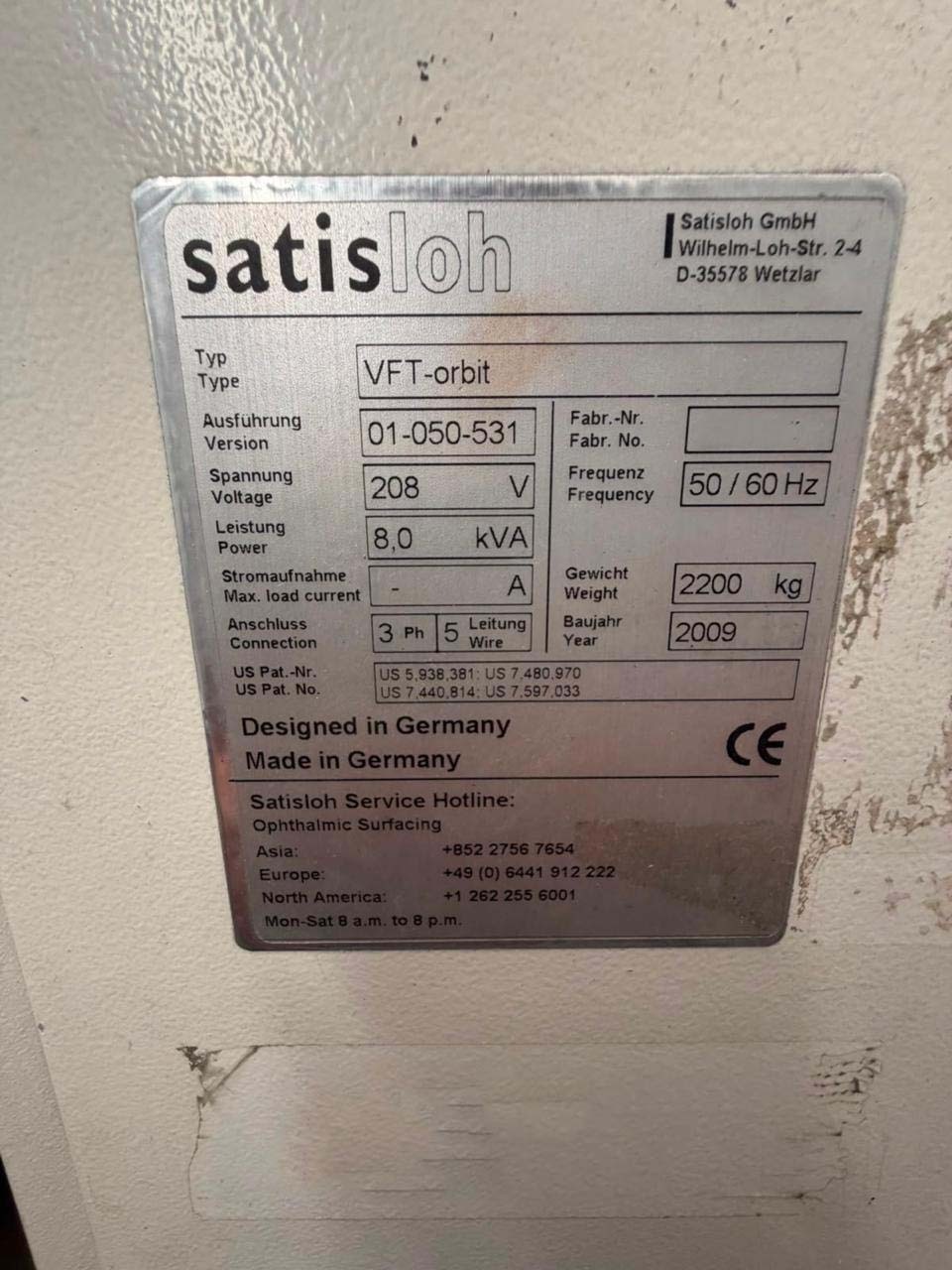 图为 已使用的 SATISLOH VFT Orbit 待售