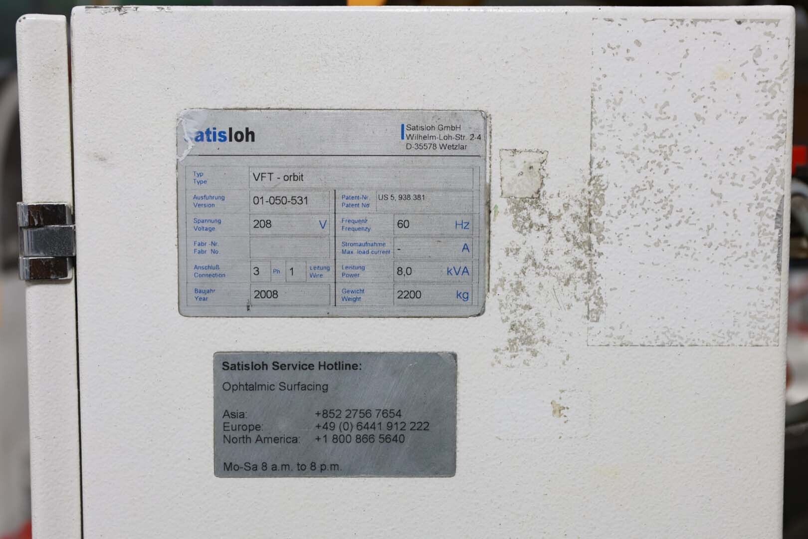 Foto Verwendet SATISLOH VFT Orbit Zum Verkauf