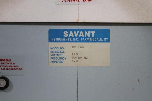 圖為 已使用的 SAVANT Lot of laboratory equipment 待售