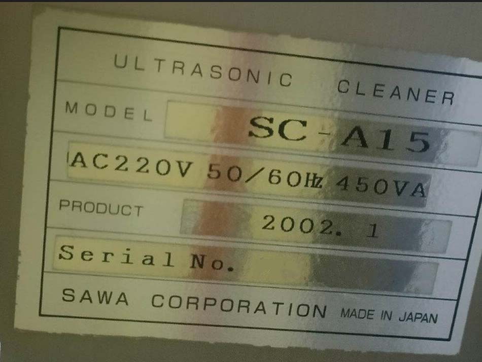 사진 사용됨 SAWA SC-A15 판매용