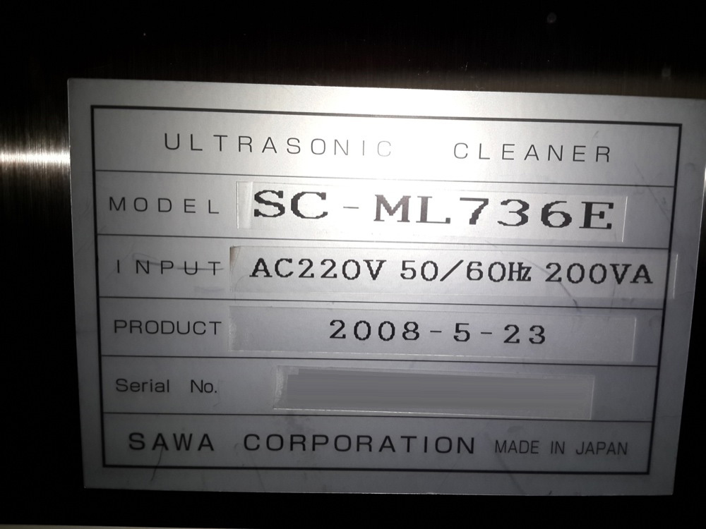 图为 已使用的 SAWA SC-ML736E 待售