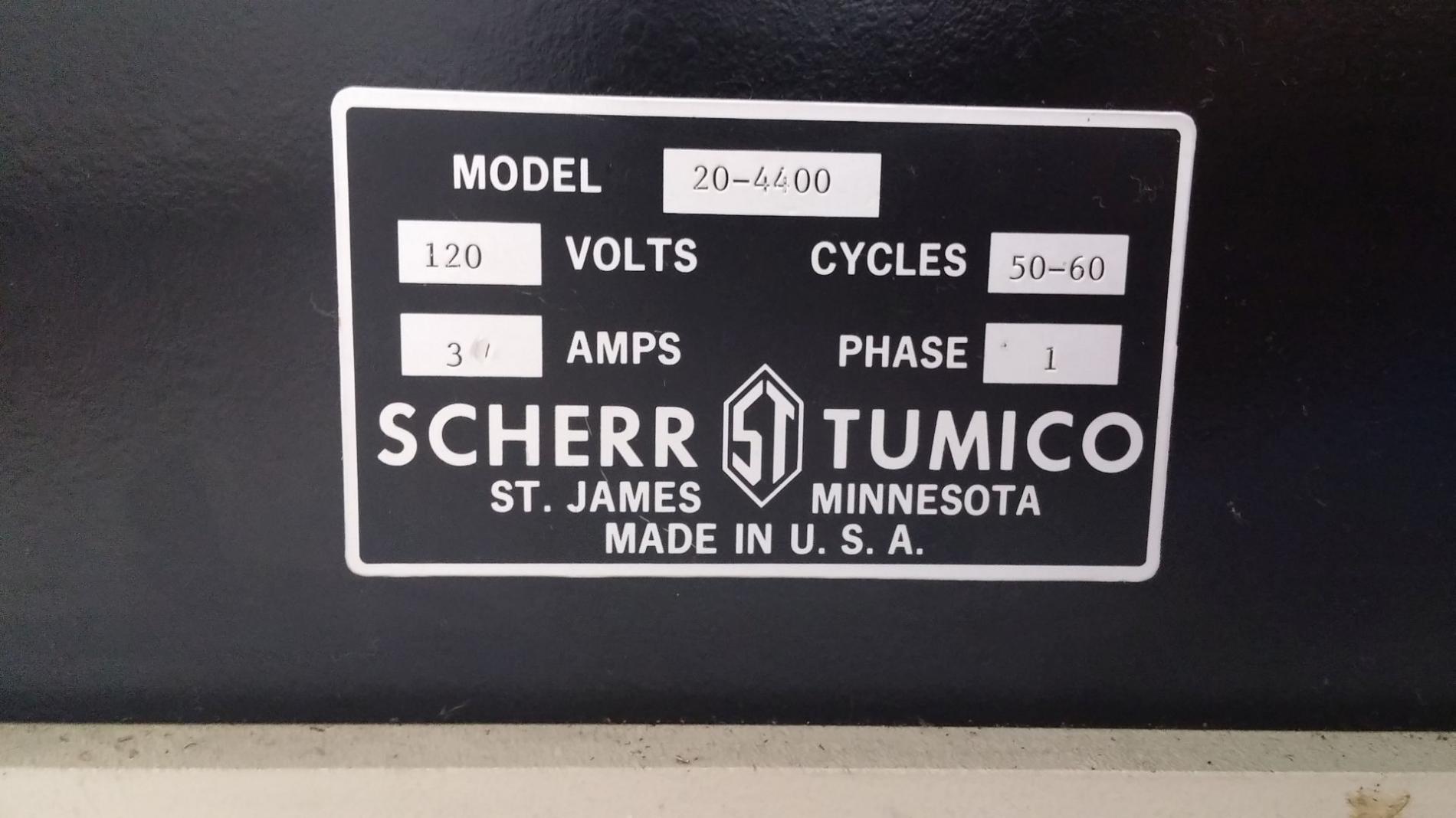 图为 已使用的 SCHERR-TUMICO 20-4400 待售