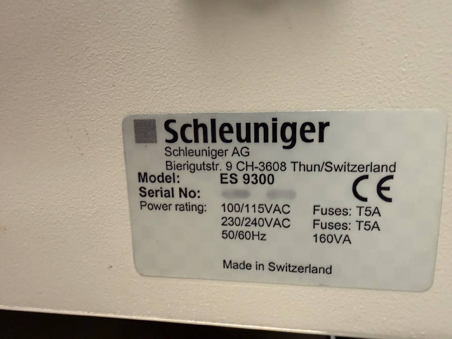 사진 사용됨 SCHLEUNIGER EcoStrip 9300 판매용